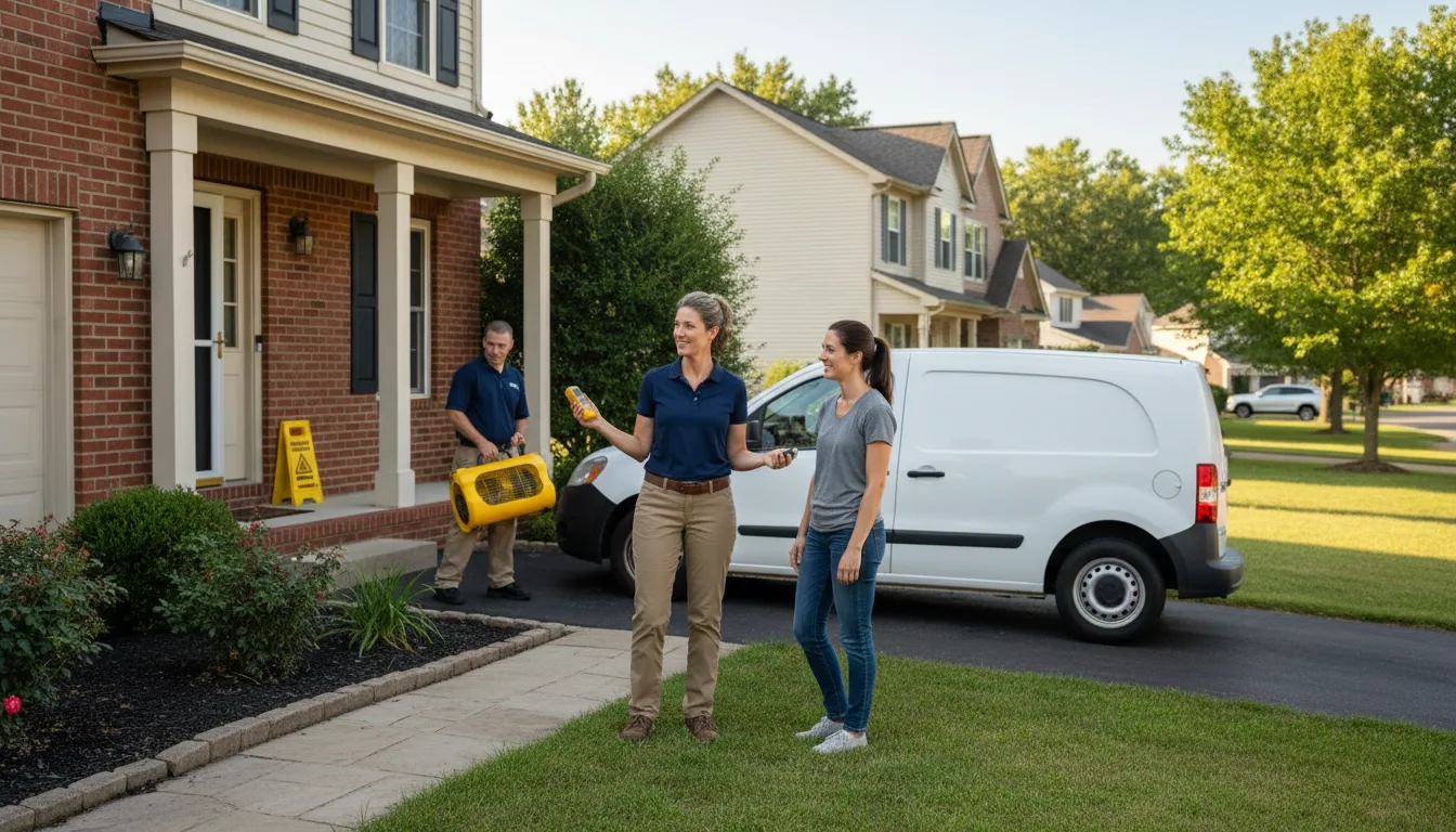 Water restoration image for Dehumidification And Cleanup Services in Bronson, IA
